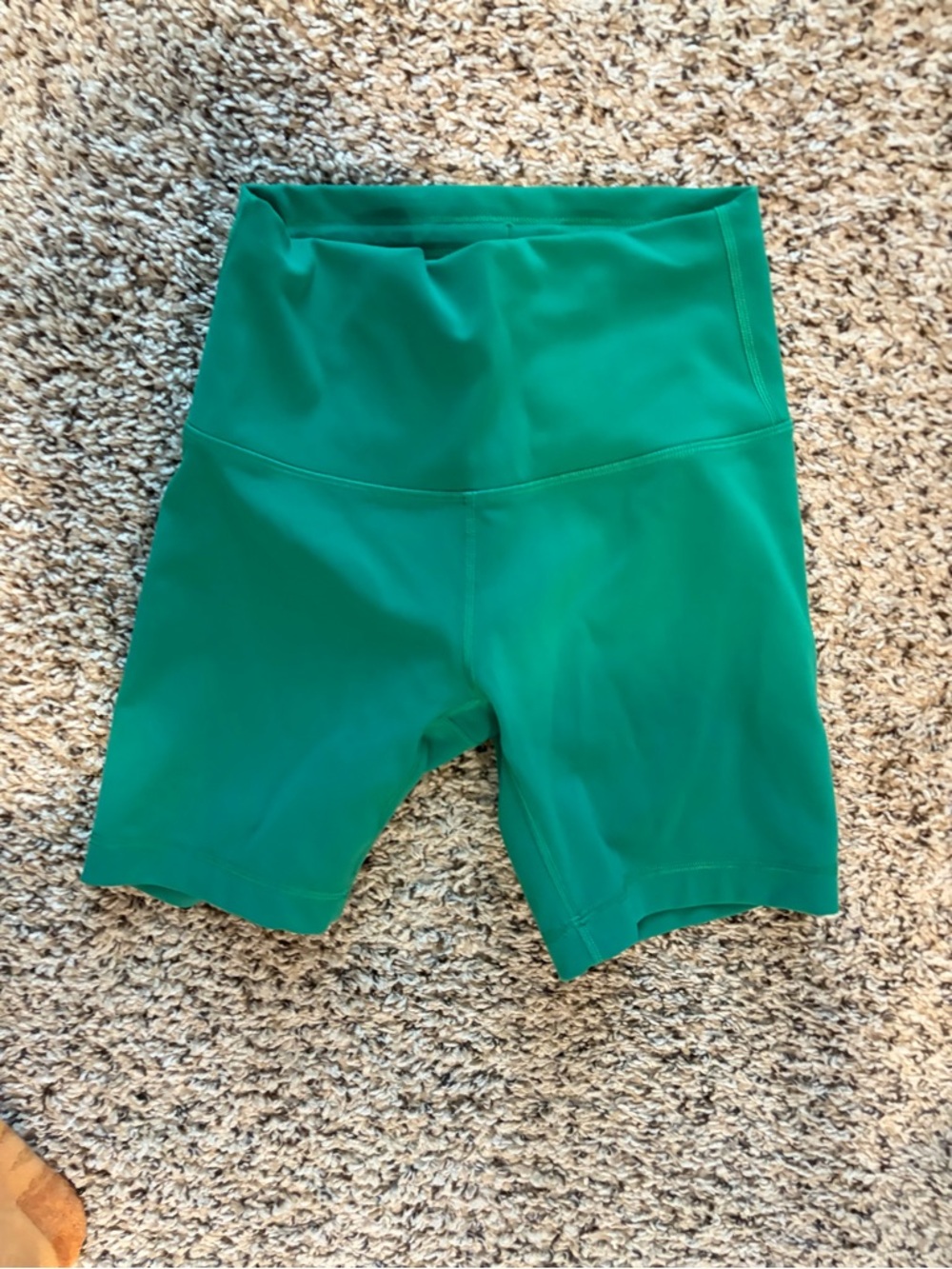 lululemon athletica High-Rise Green Athletic Bike Shorts